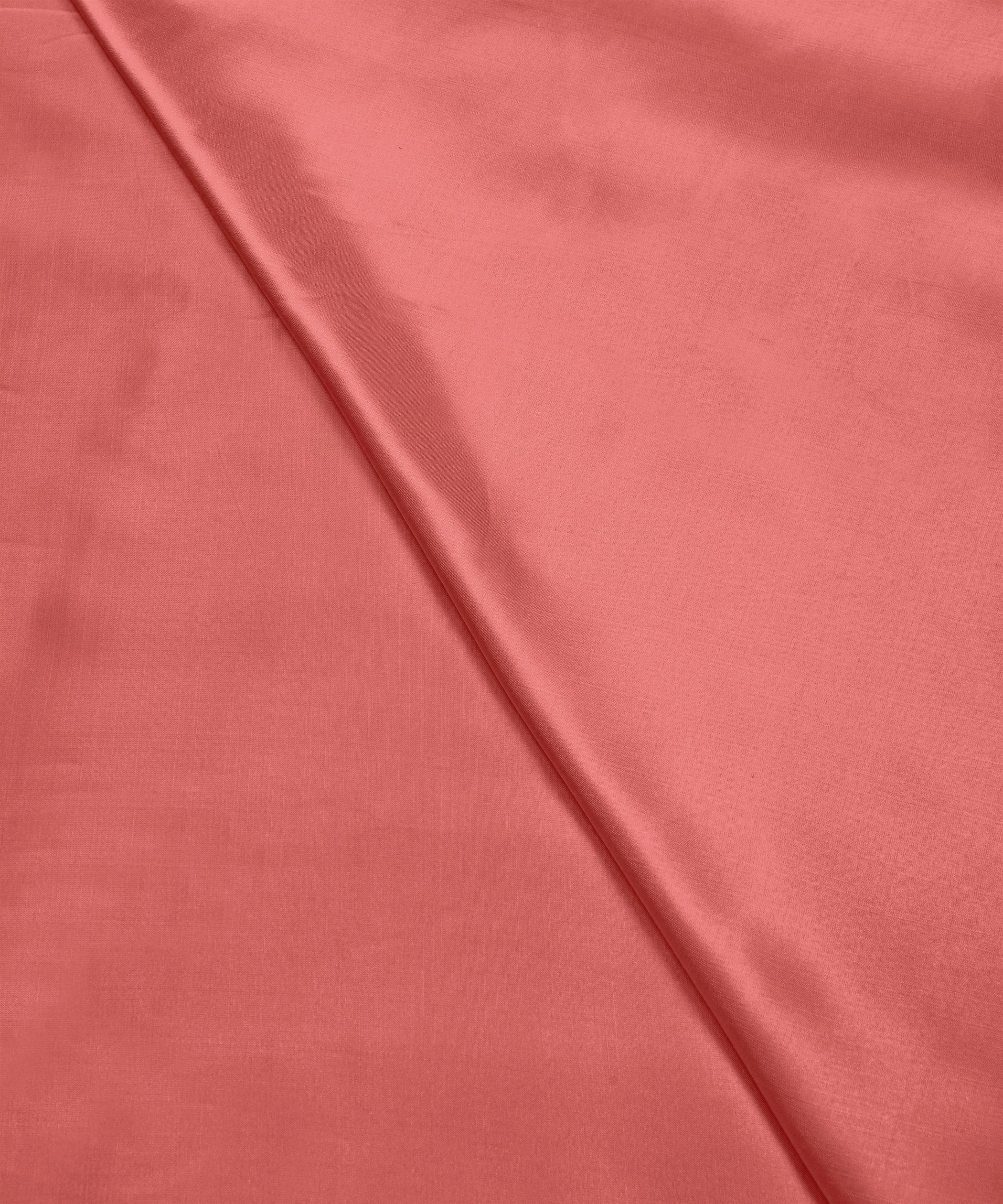 Salmon Plain Dyed Modal Satin Fabric