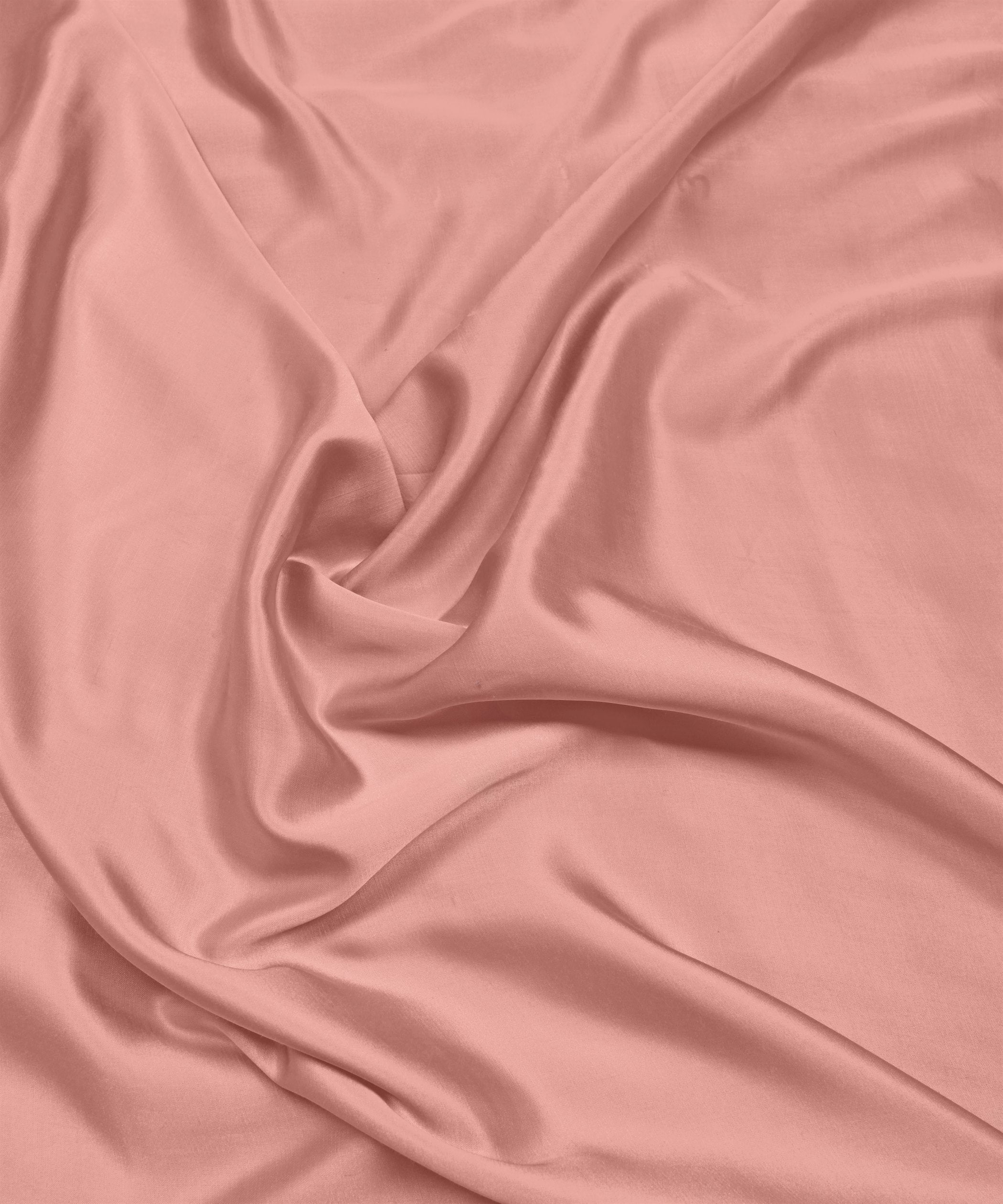 Sand Pink Plain Dyed Modal Satin Fabric