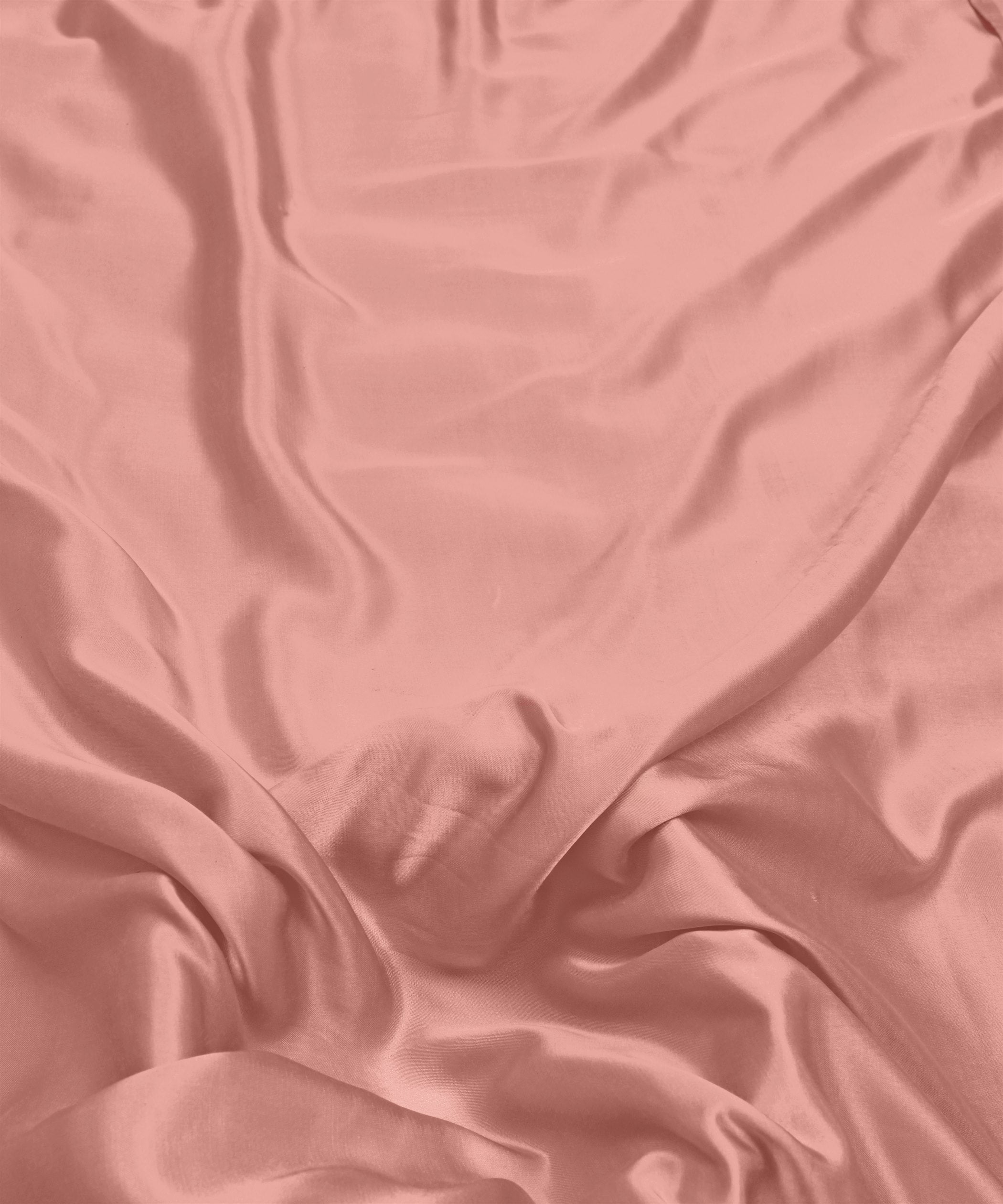 Sand Pink Plain Dyed Modal Satin Fabric