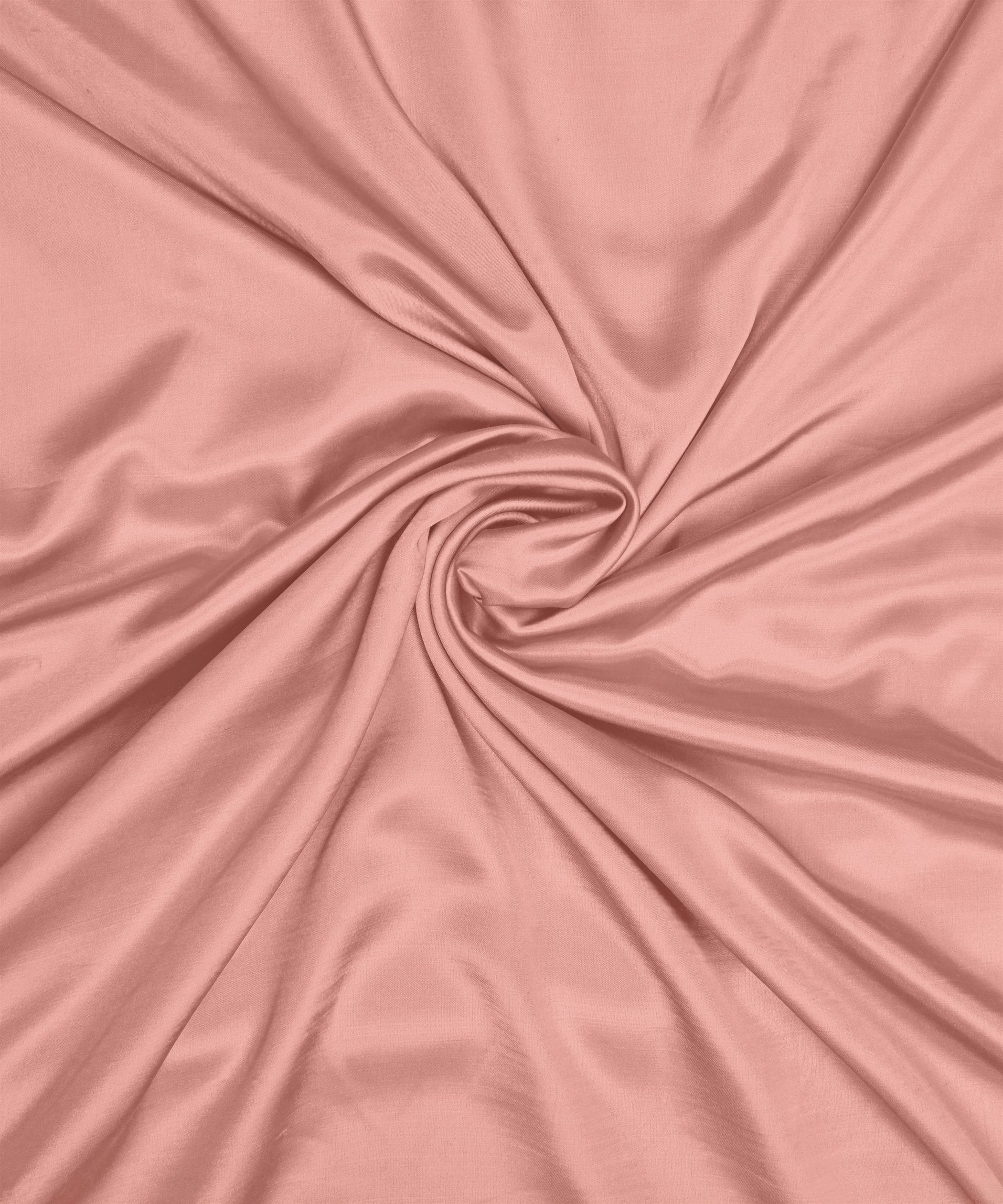 Sand Pink Plain Dyed Modal Satin Fabric