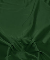 Seaweed Green Plain Dyed Modal Satin Fabric