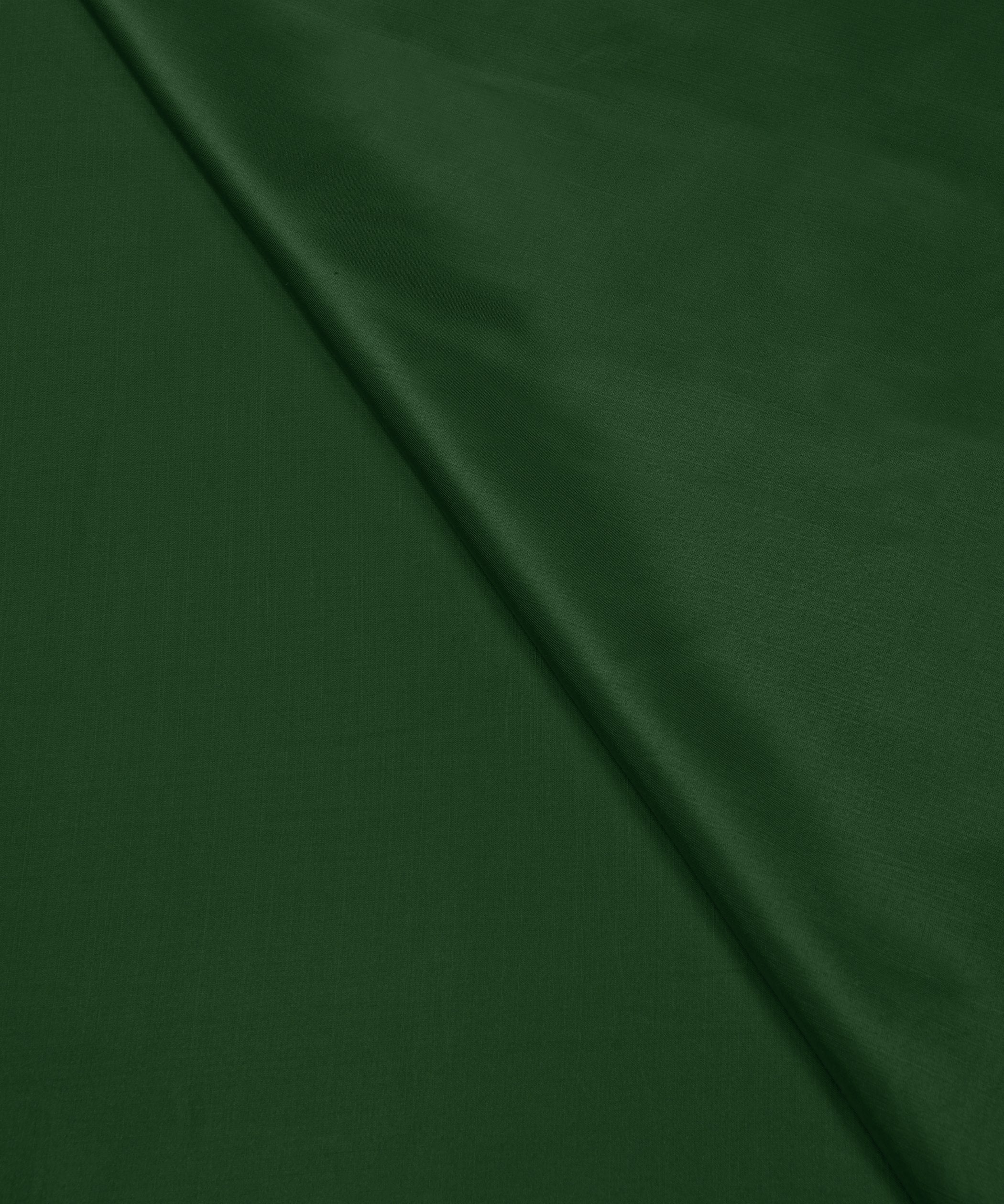 Seaweed Green Plain Dyed Modal Satin Fabric