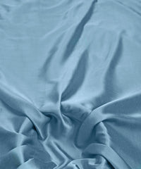 Slate Grey Plain Dyed Modal Satin Fabric