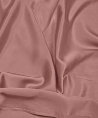 Taupe Brown Plain Dyed Modal Satin Fabric