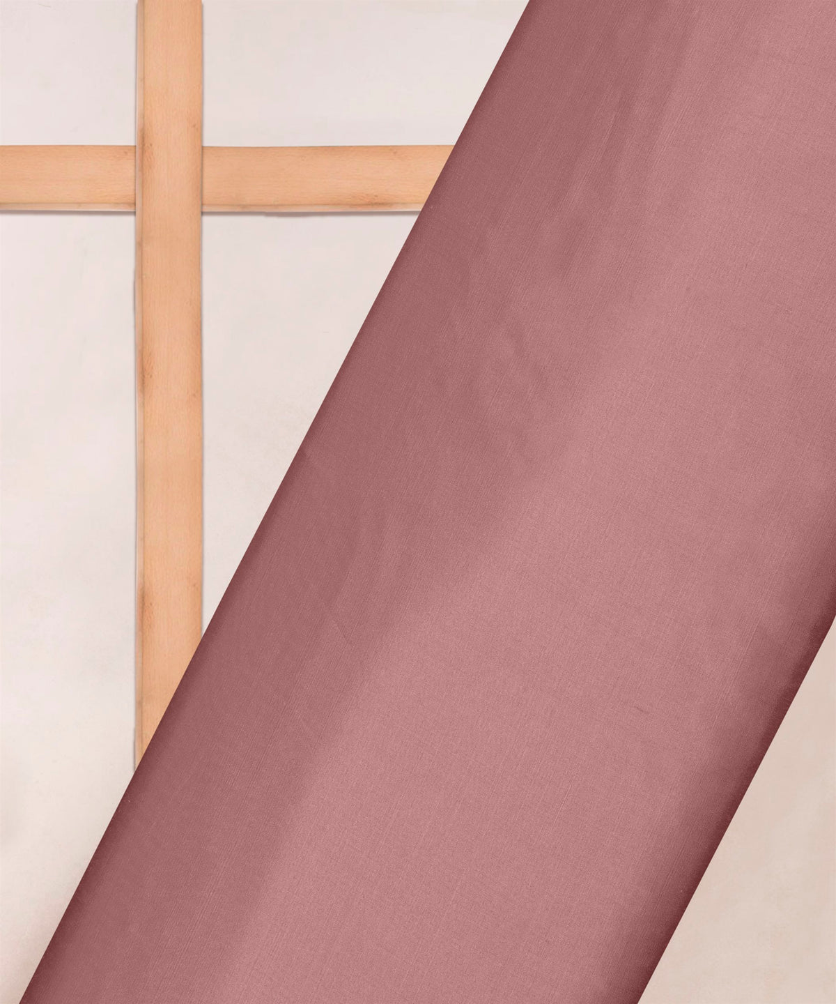 Taupe Brown Plain Dyed Modal Satin Fabric