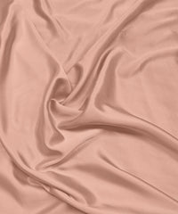 Tender Peach Plain Dyed Modal Satin Fabric