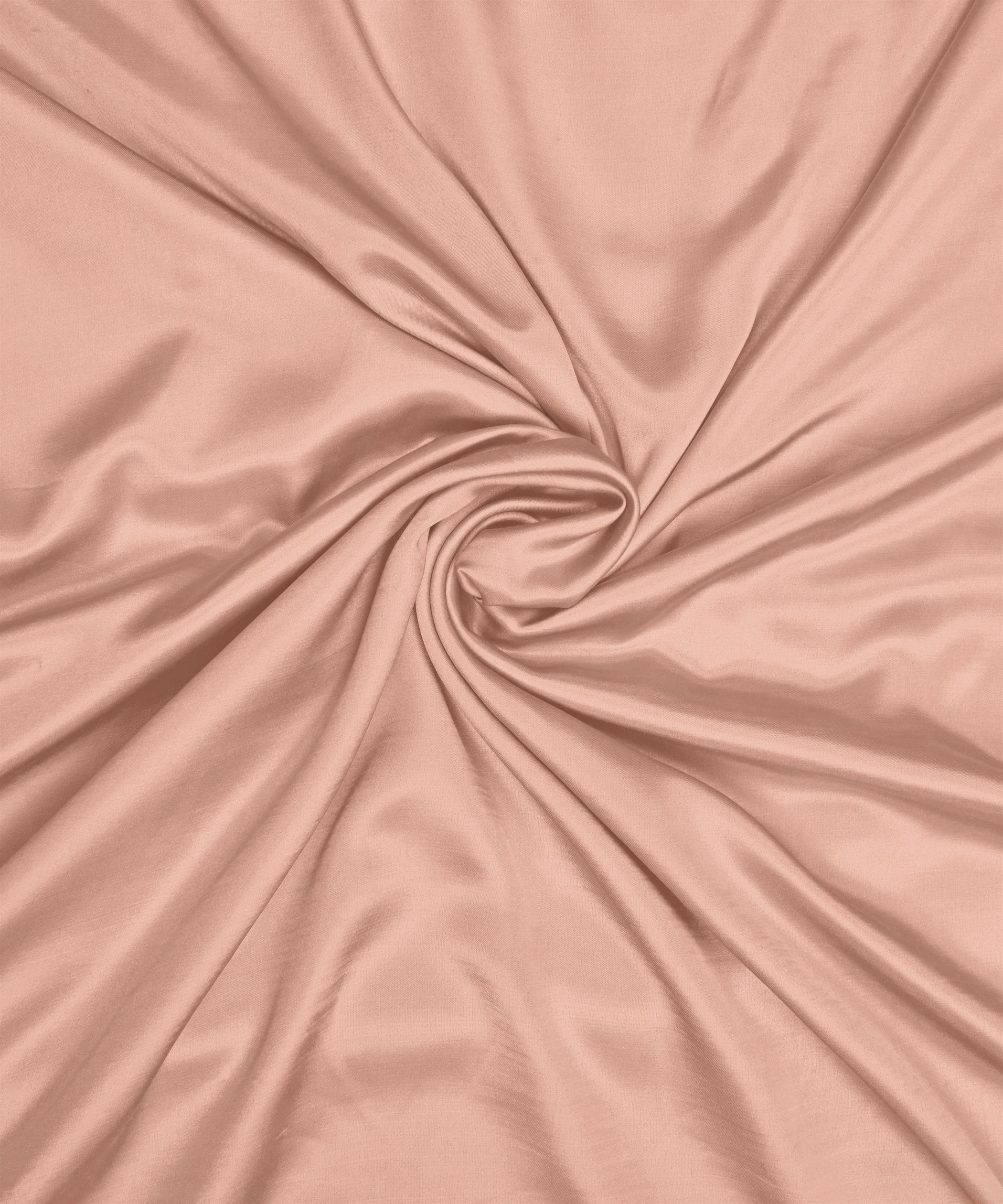 Tender Peach Plain Dyed Modal Satin Fabric