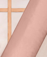 Tender Peach Plain Dyed Modal Satin Fabric