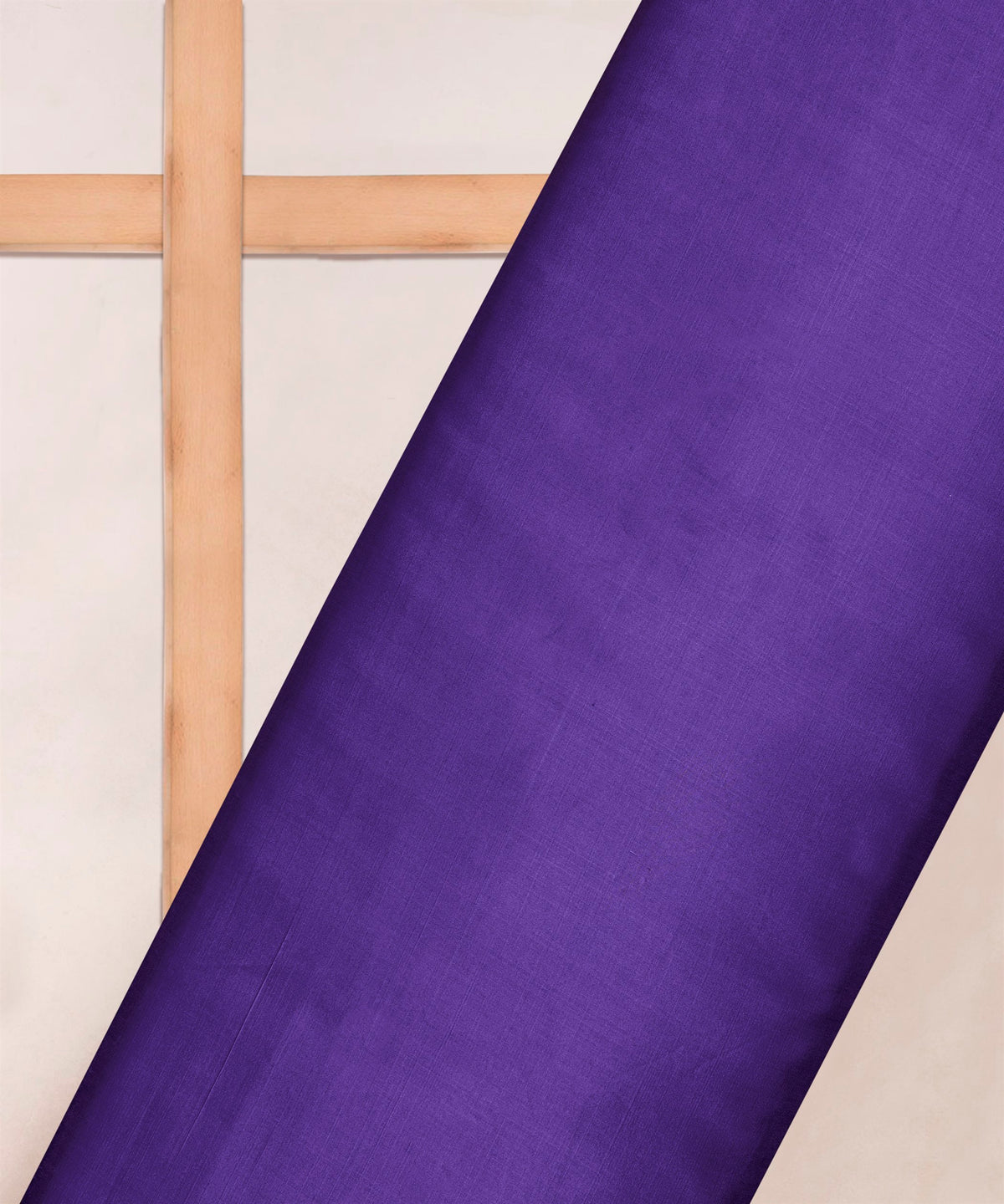Violet Plain Dyed Modal Satin Fabric
