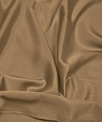 Wood Plain Dyed Modal Satin Fabric