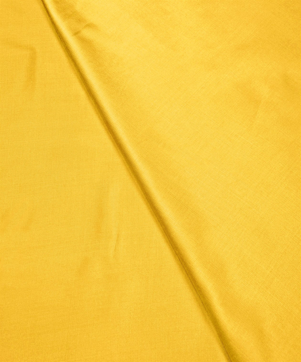 Yellow Plain Dyed Modal Satin Fabric