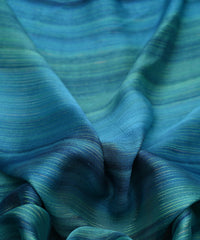 Aqua Blue Multi Shaded Georgette Fabric