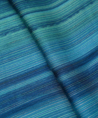 Aqua Blue Multi Shaded Georgette Fabric