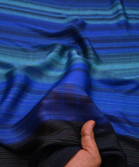 Royal Blue Multi Shaded Georgette Fabric