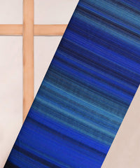 Royal Blue Multi Shaded Georgette Fabric