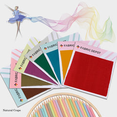 Natural Crepe-Swatch Card