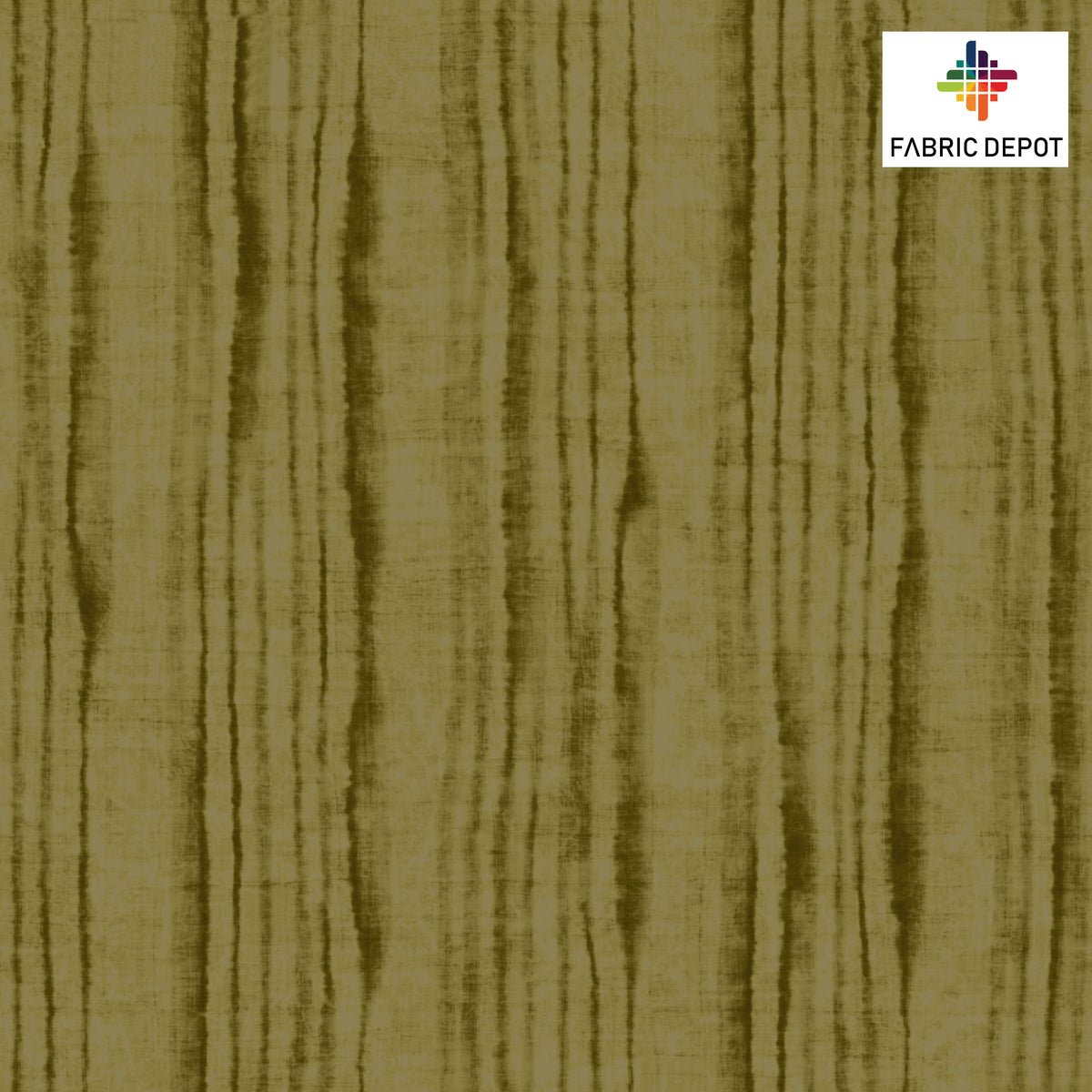 Olive Green Textured Print