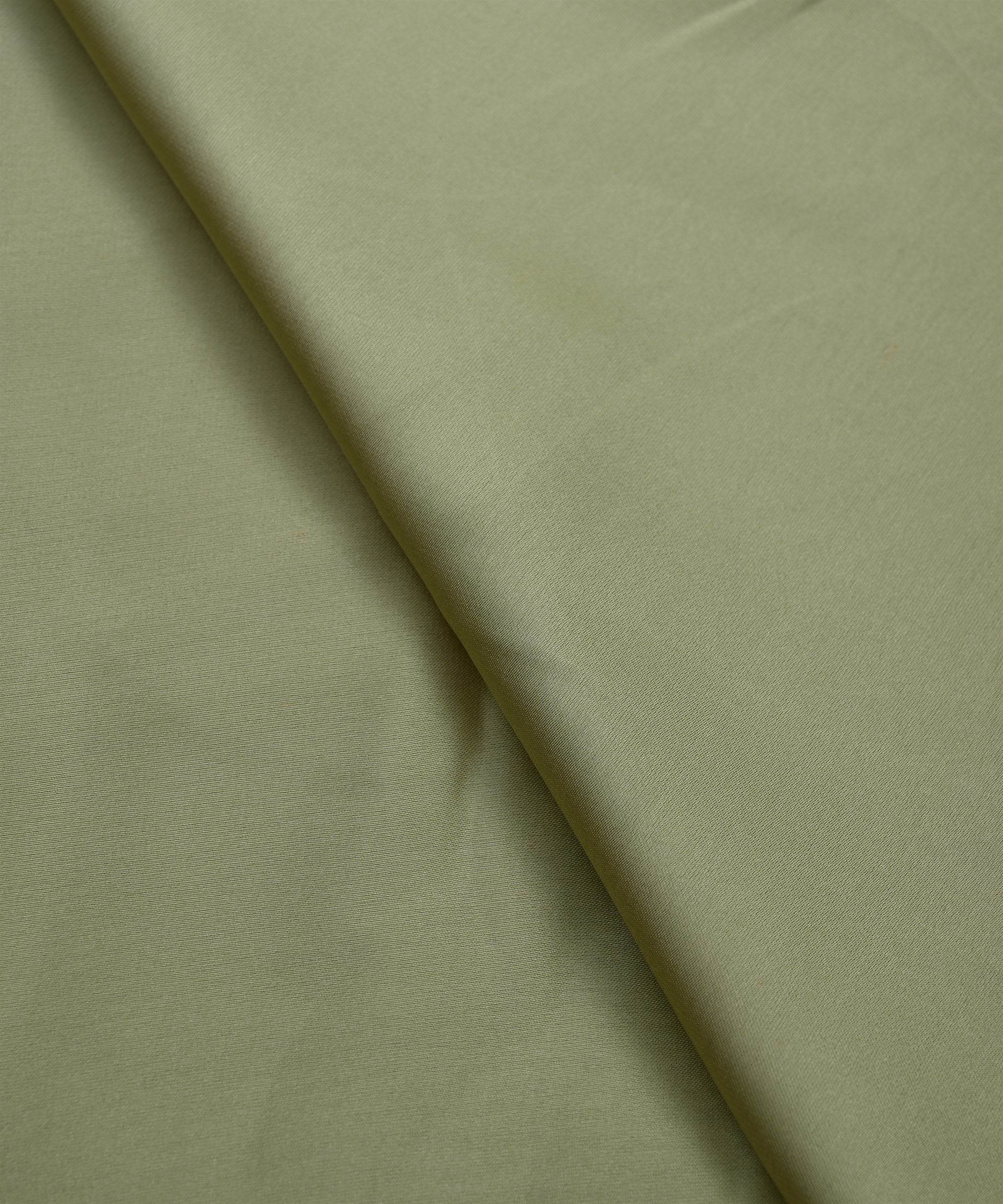 Olive Ombre Shaded Satin Georgette Fabric