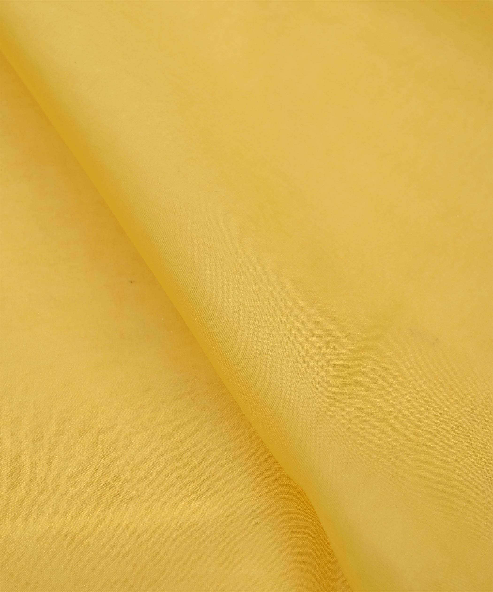 Bright Yellow Plain Dyed Organza Fabric