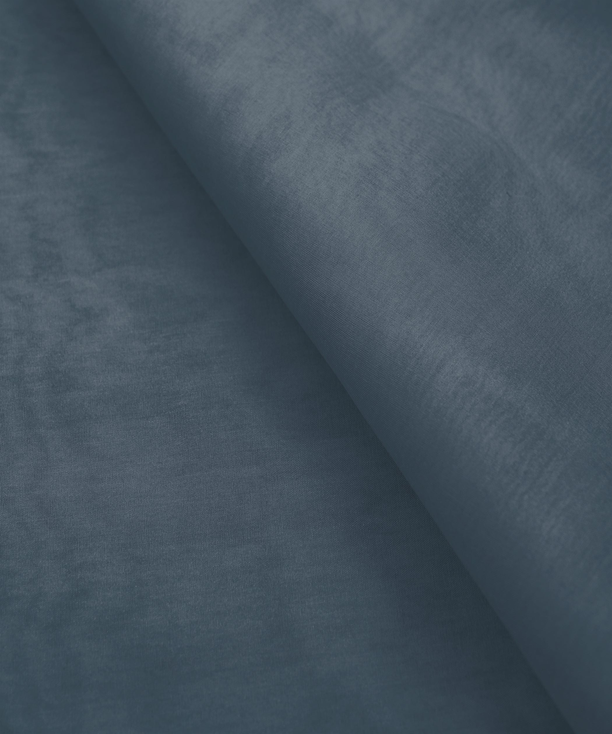 Charcoal Grey Plain Dyed Organza Fabric