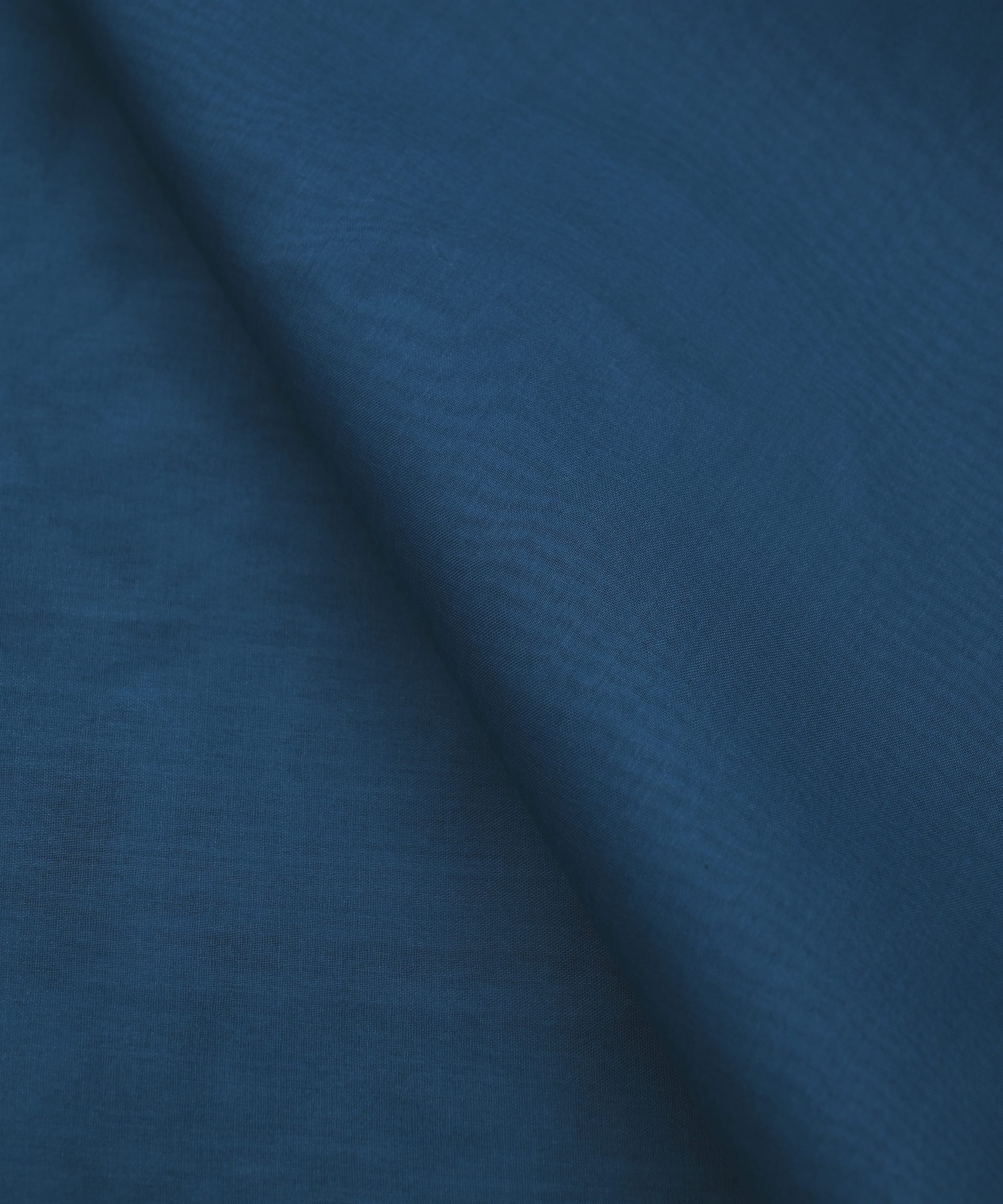 Cobalt Blue Plain Dyed Organza Fabric