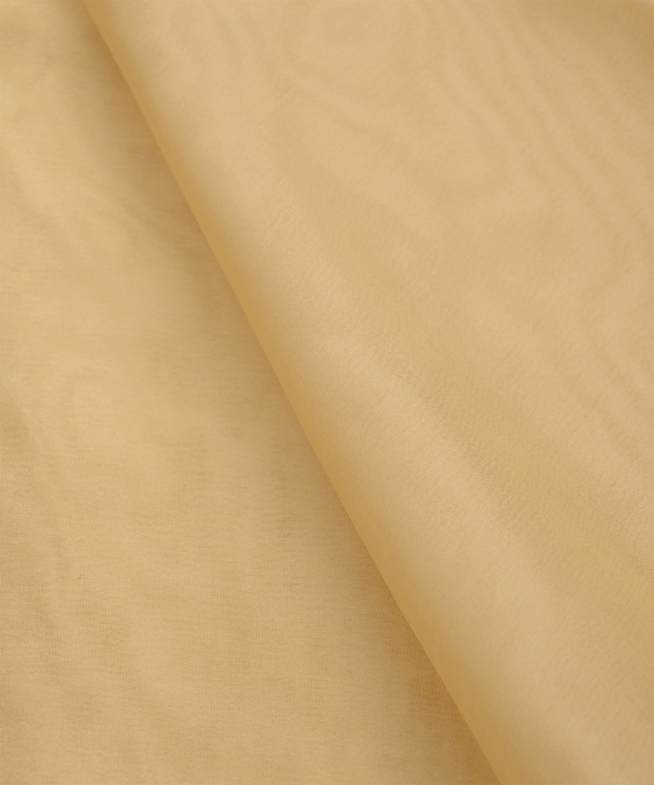 Cream Plain Dyed Organza Fabric