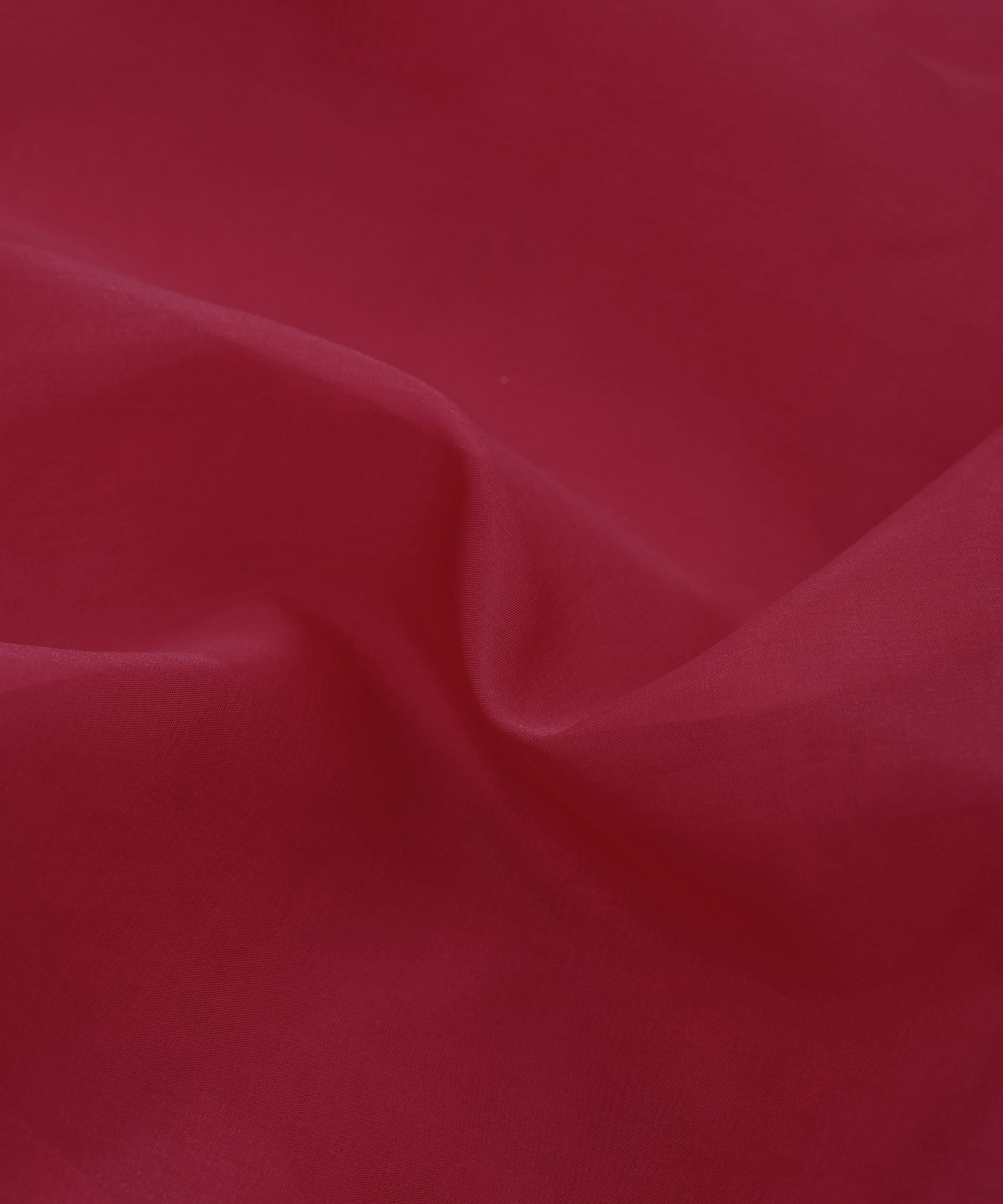 Deep Rose Pink Plain Dyed Organza Fabric
