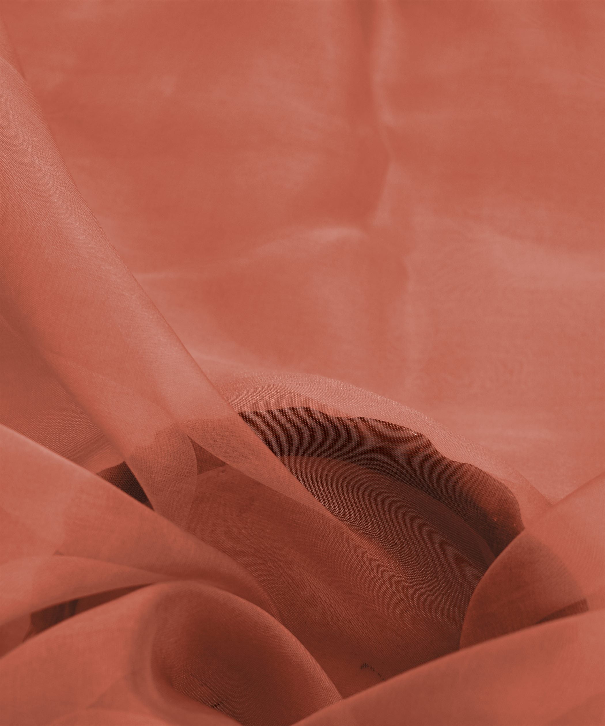 Dusty Pink Plain Dyed Organza Fabric