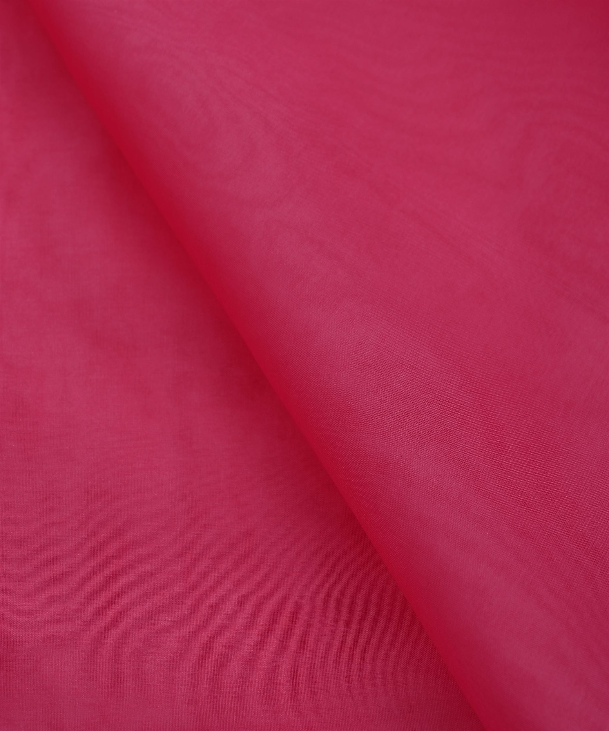 Fuschia Pink Plain Dyed Organza Fabric