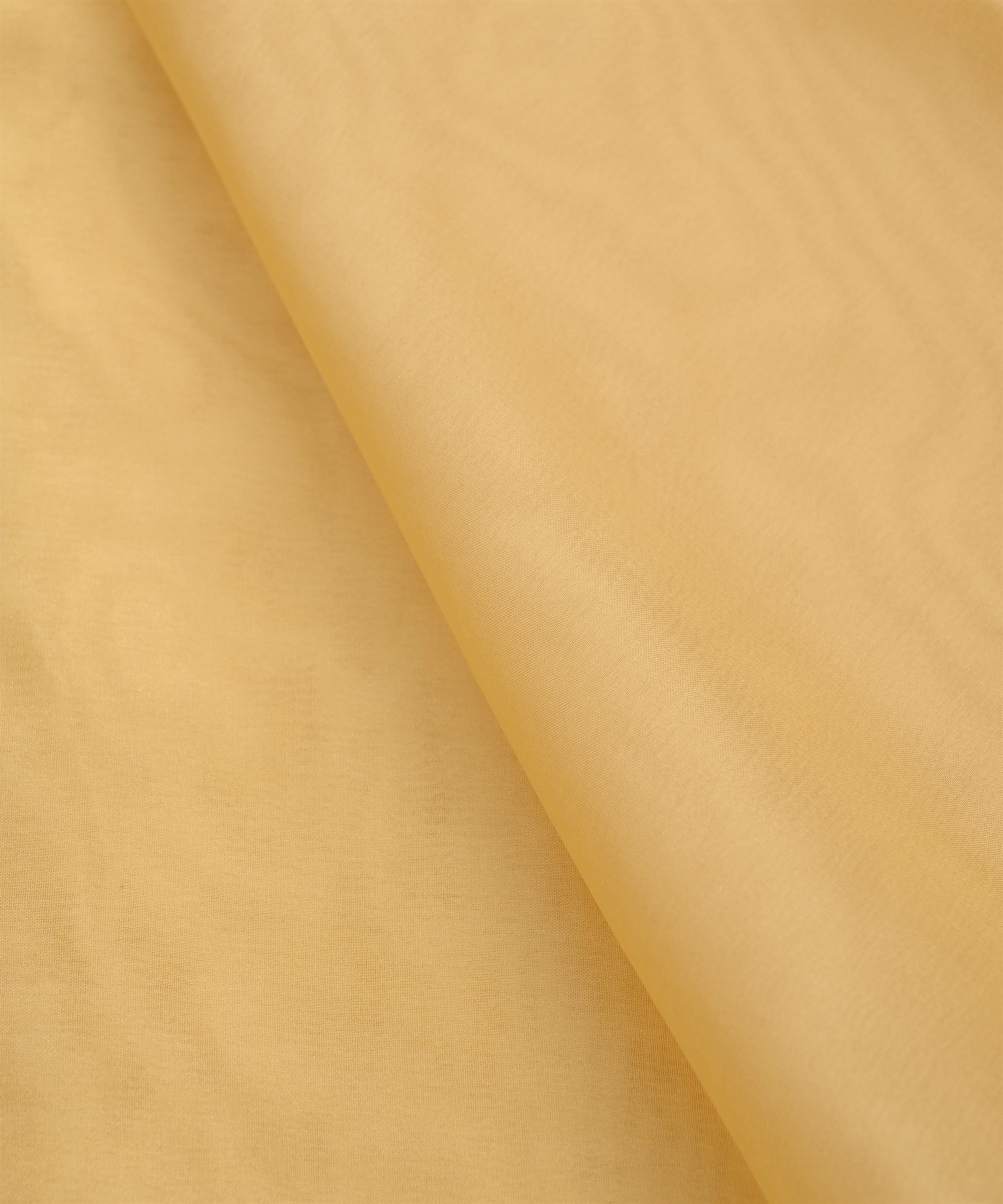 Golden Beige Plain Dyed Organza Fabric