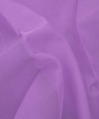 Lavender Plain Dyed Organza Fabric