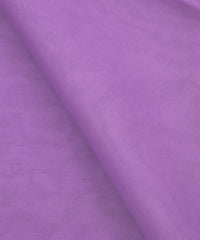 Lavender Plain Dyed Organza Fabric