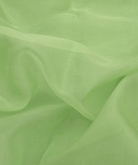 Mint Green Plain Dyed Organza Fabric