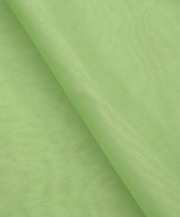 Mint Green Plain Dyed Organza Fabric