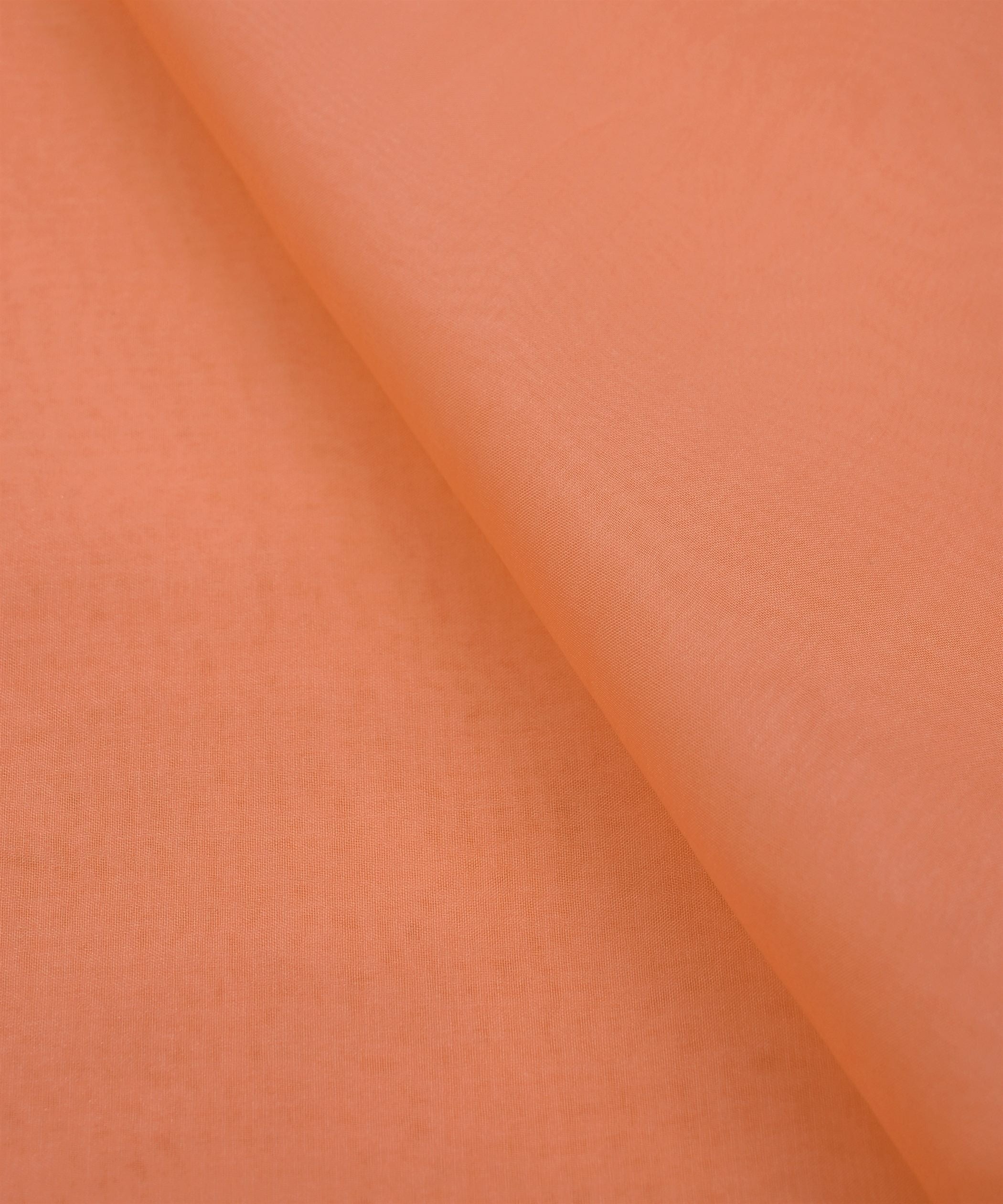 Peach Dust Plain Dyed Organza Fabric