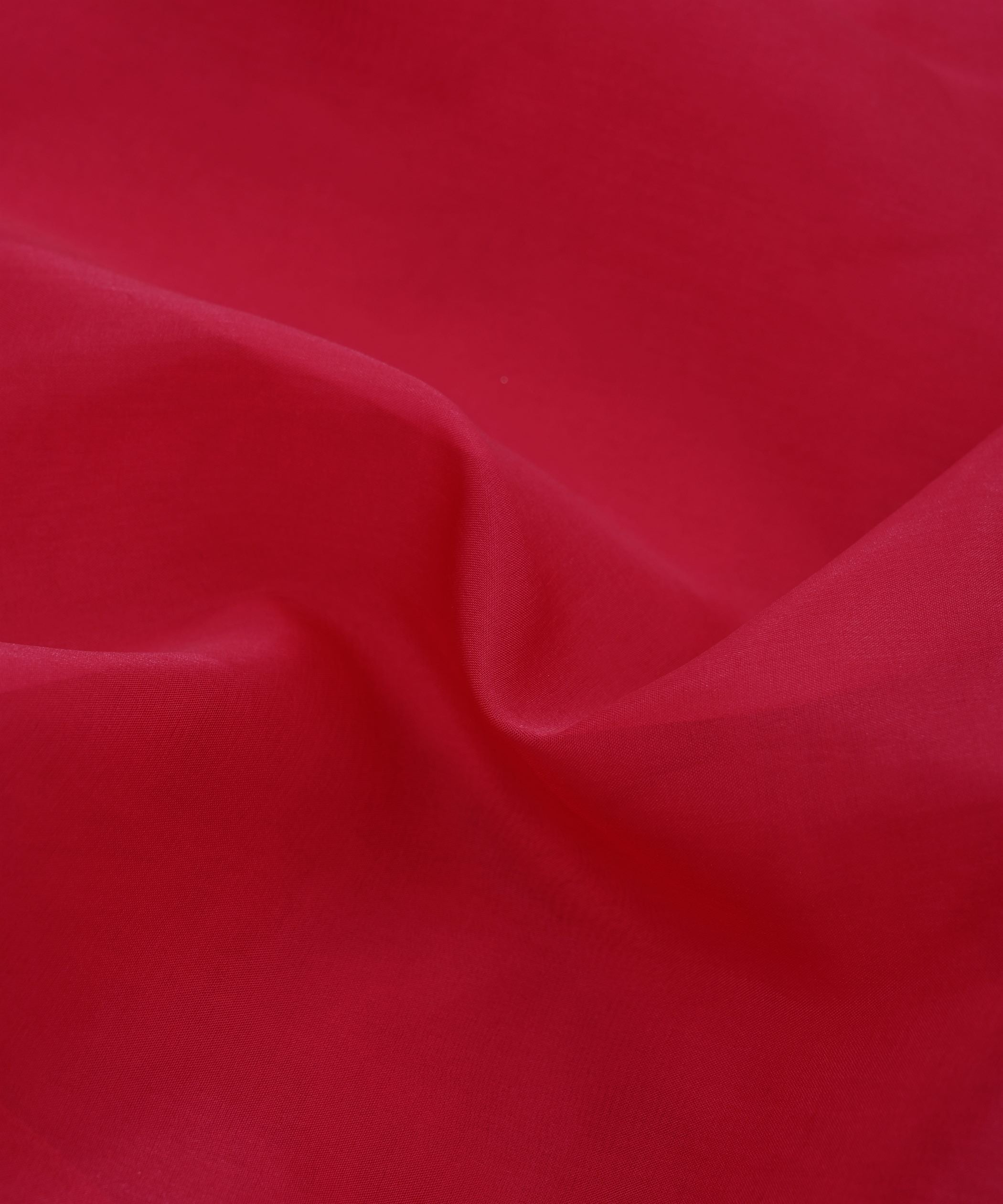 Rani Pink Plain Dyed Organza Fabric