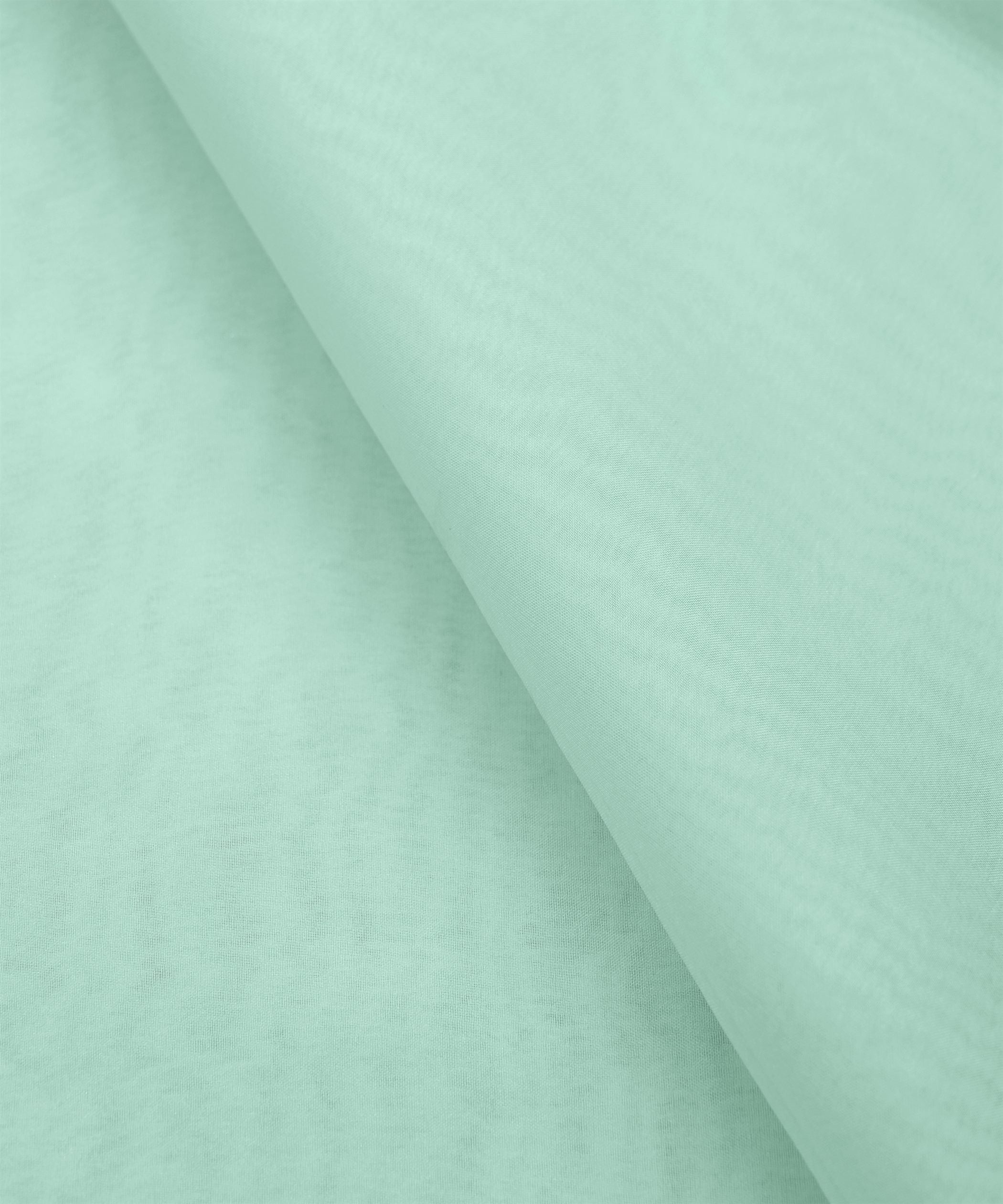Sage Green Plain Dyed Organza Fabric