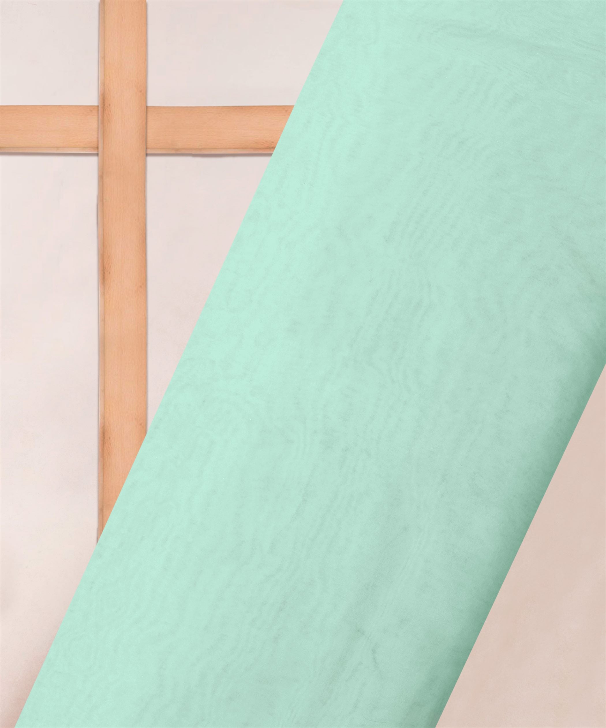 Sage Green Plain Dyed Organza Fabric