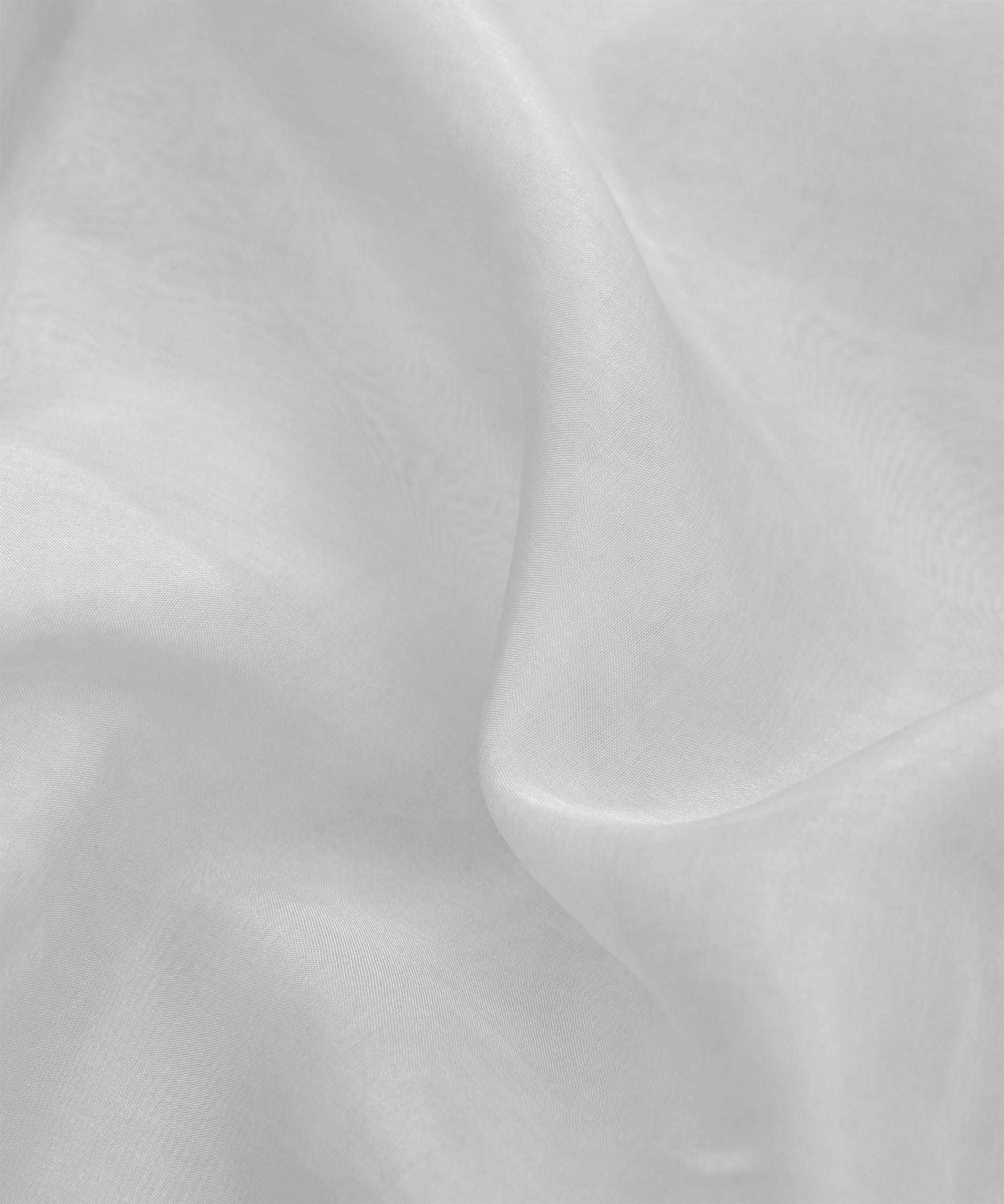 White Plain Dyed Organza Fabric