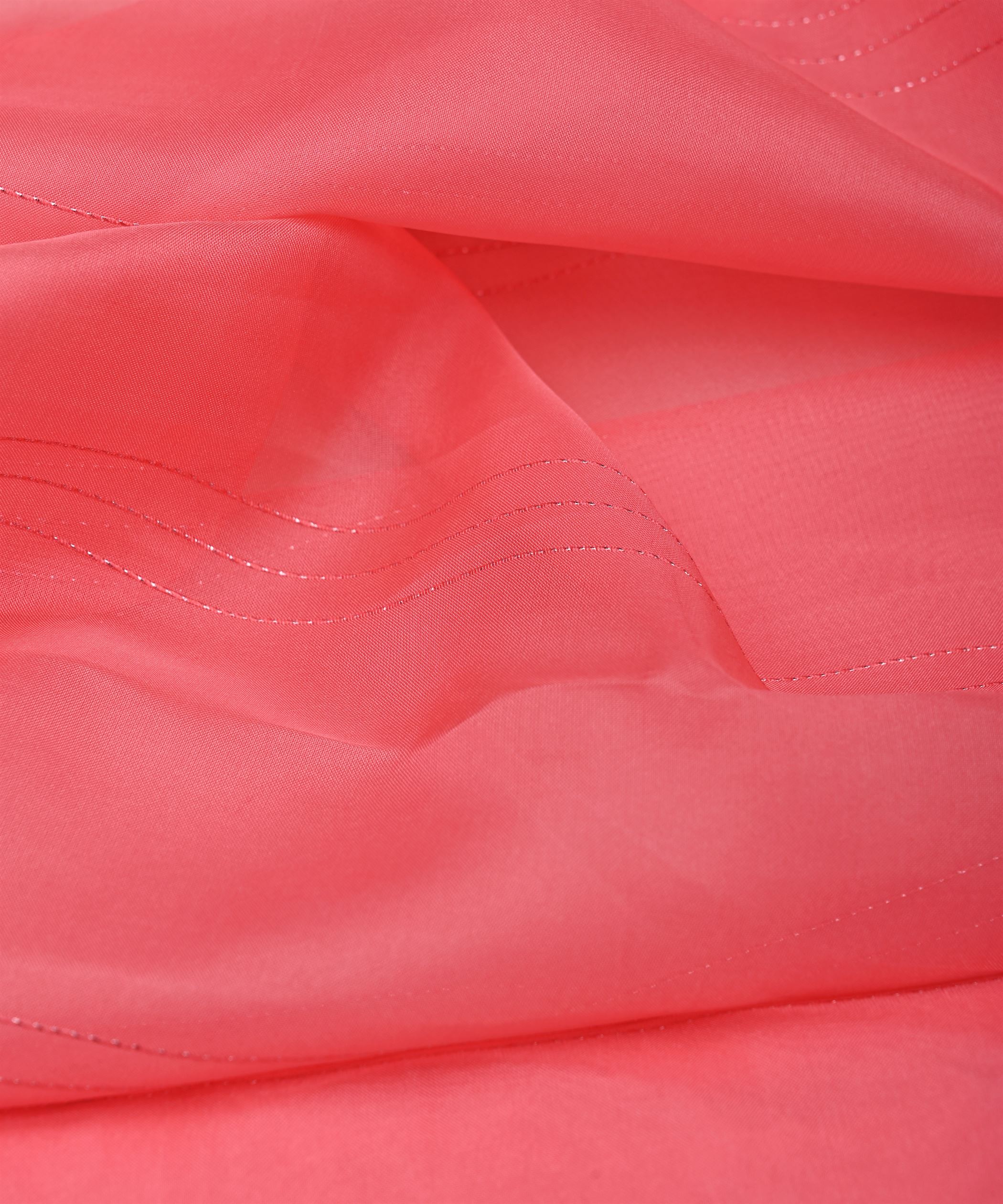 Baby Pink Organza fabric with Lining