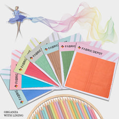 Organza with Lining-Swatch Card