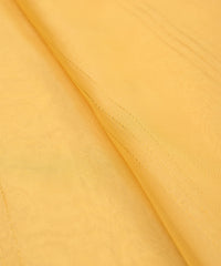 Yellow Organza fabric with Lining