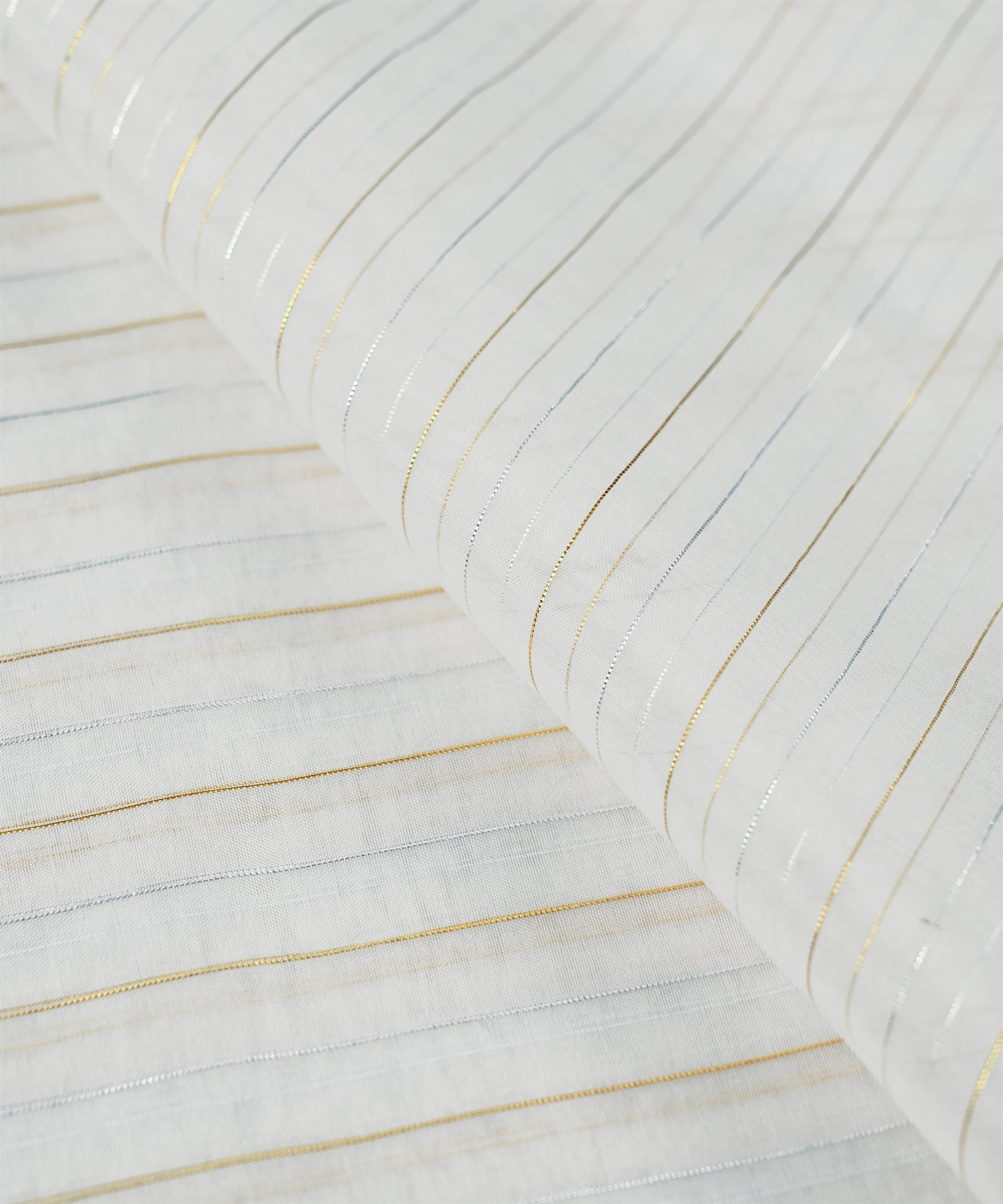 Organza Dyeable Fabric with Silver & Gold Zari-1