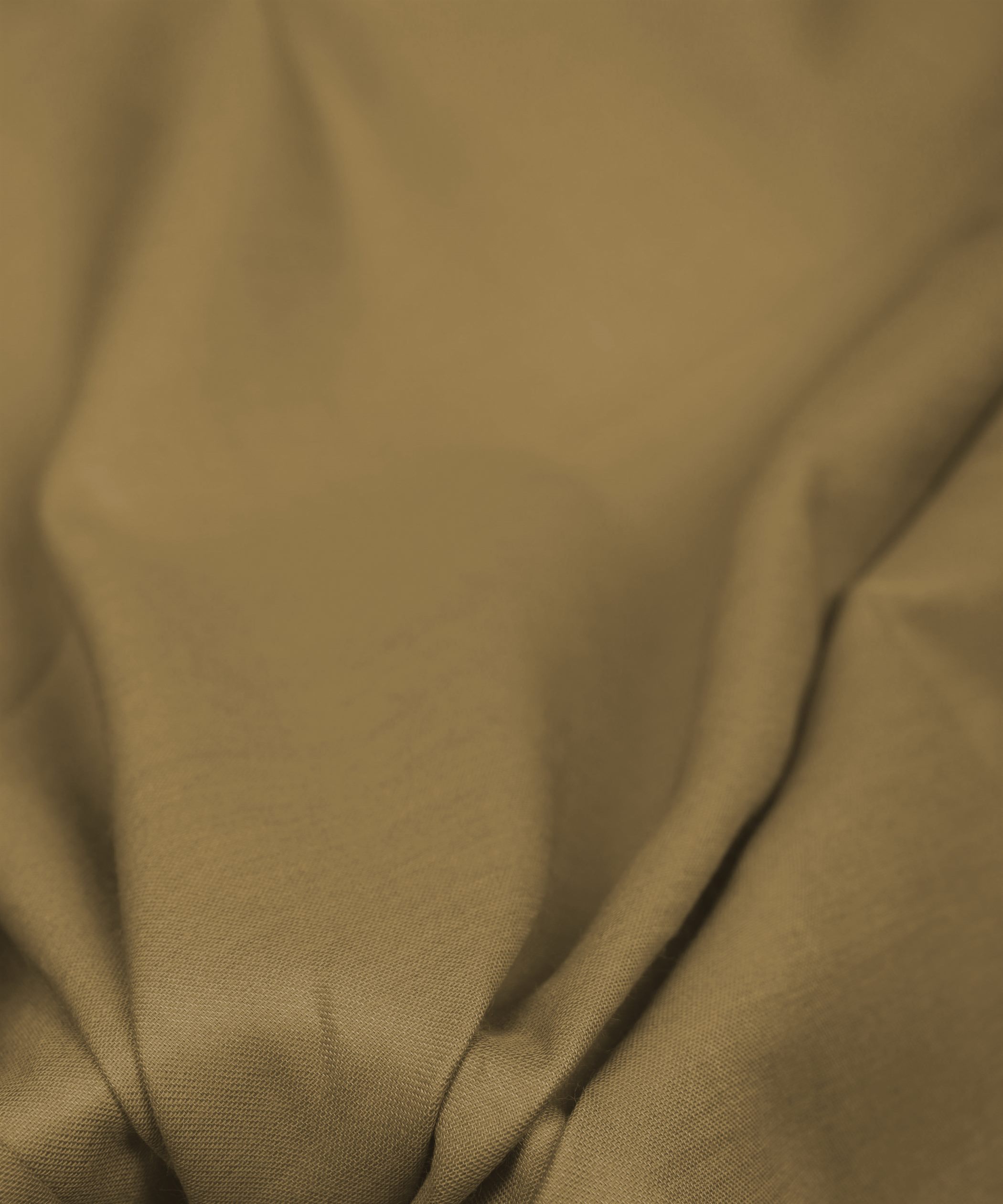 Dark Biege Plain Dyed Cotton Satin Fabric