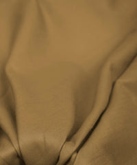 Dark Biege Plain Dyed Cotton Satin Fabric