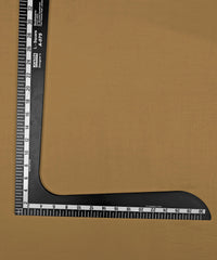 Dark Biege Plain Dyed Cotton Satin Fabric