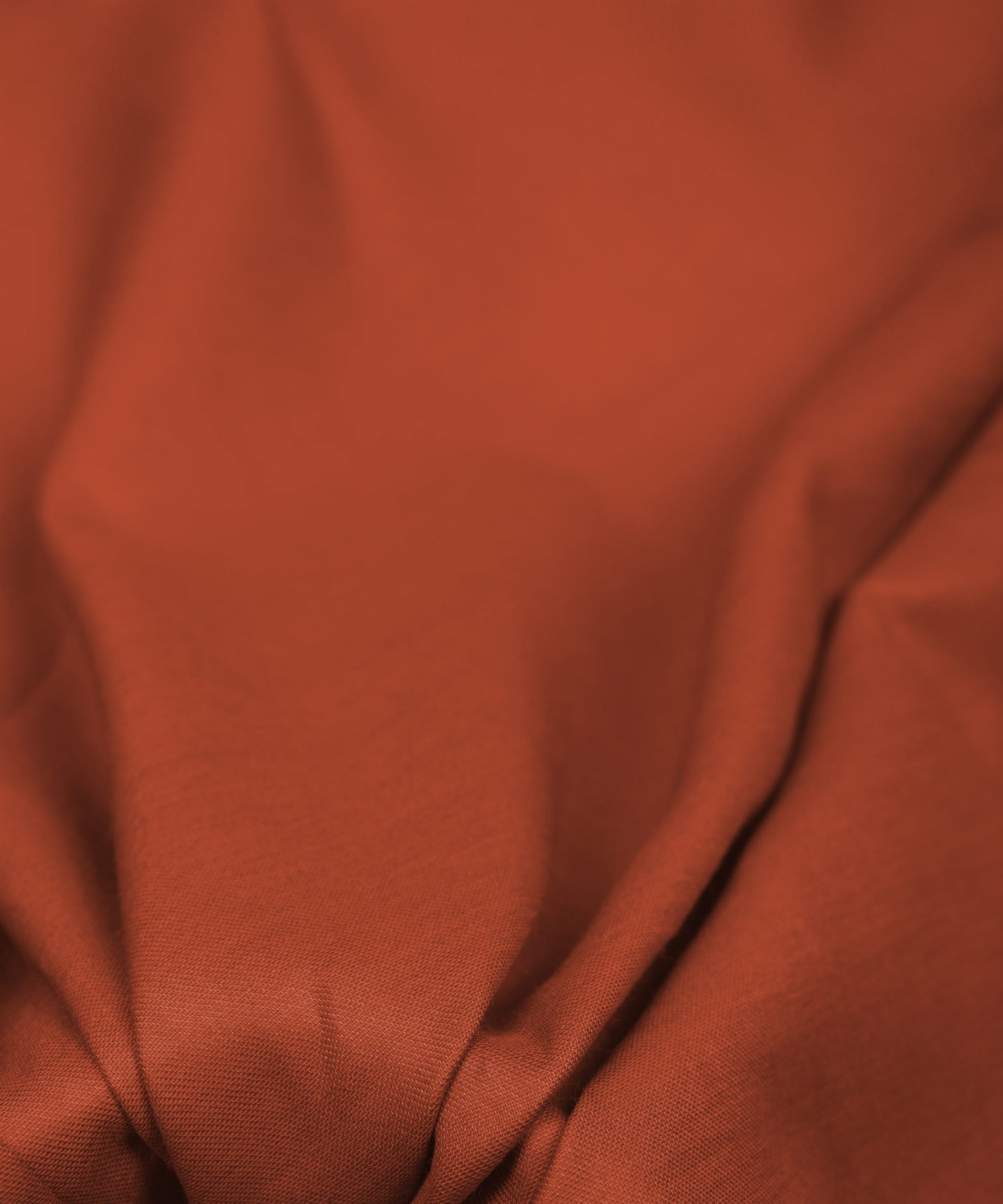 Dark Orange Plain Dyed Cotton Satin Fabric