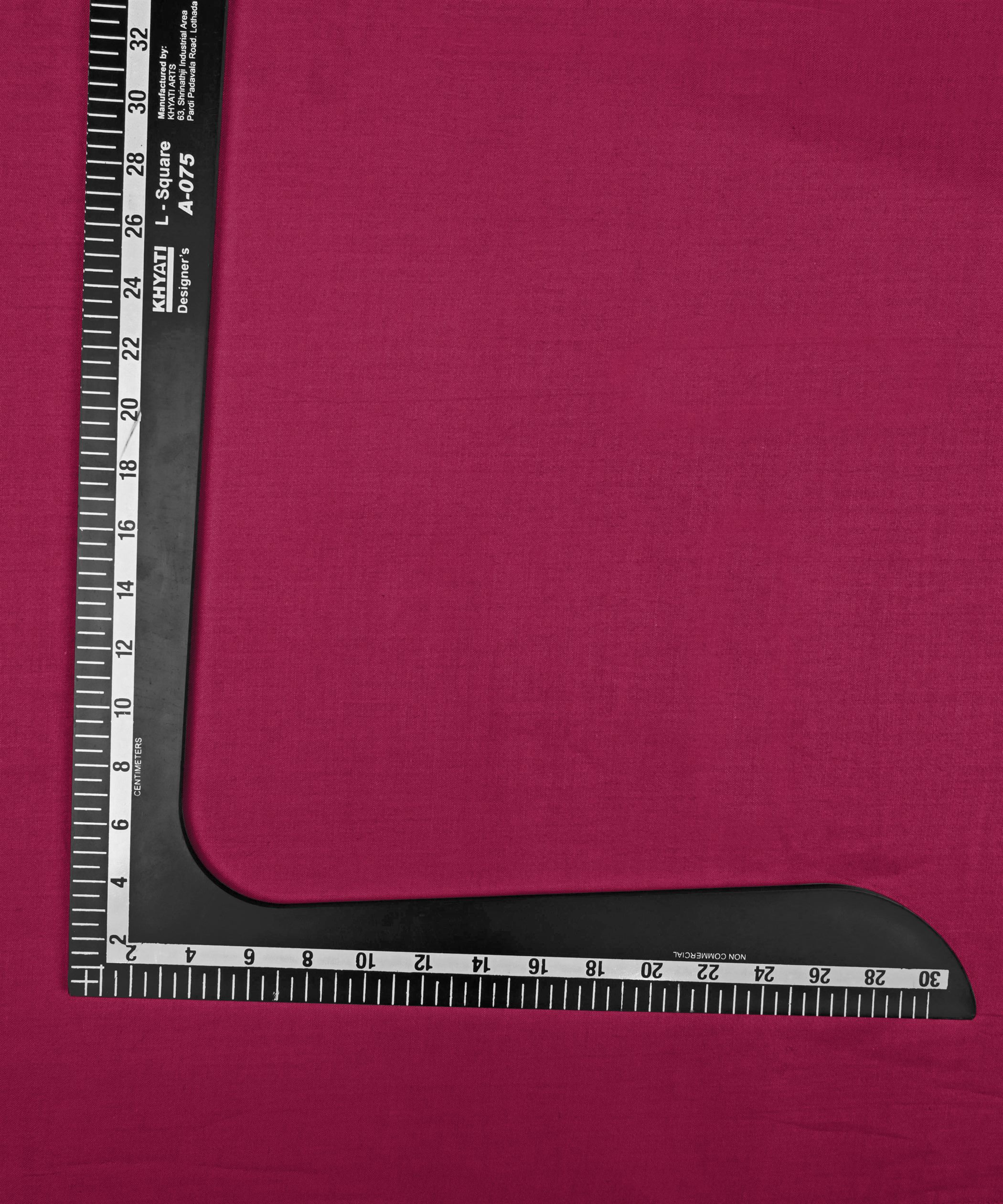 Dark Pink Plain Dyed Cotton Satin Fabric