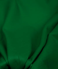 Forest Green Plain Dyed Cotton Satin Fabric