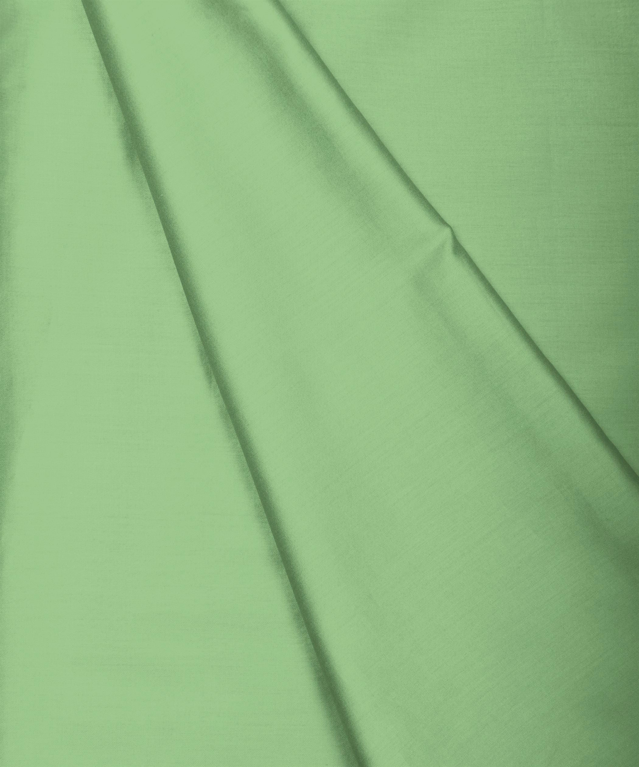 Light Green Plain Dyed Cotton Satin Fabric